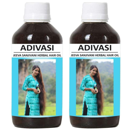 🌿 Adivasi Herbal Hair Oil – 100% Natural Hair Growth & Scalp Nourishment Formula